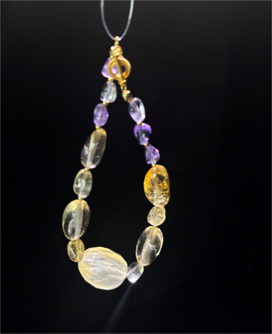 Rose crystal bracelet B